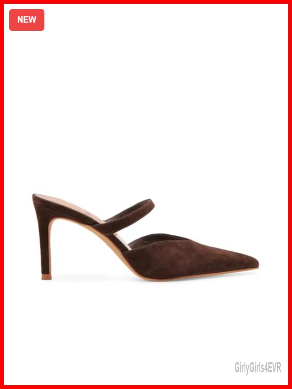 Pointed Toe Slip On Stiletto Heels Faux Leather Dressy Pumps